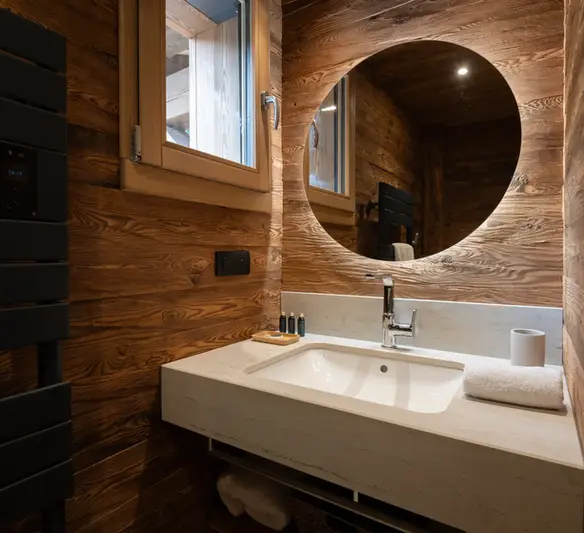 Produits de luxes salle de bain Écureuil – location suite chalet Gérardmer