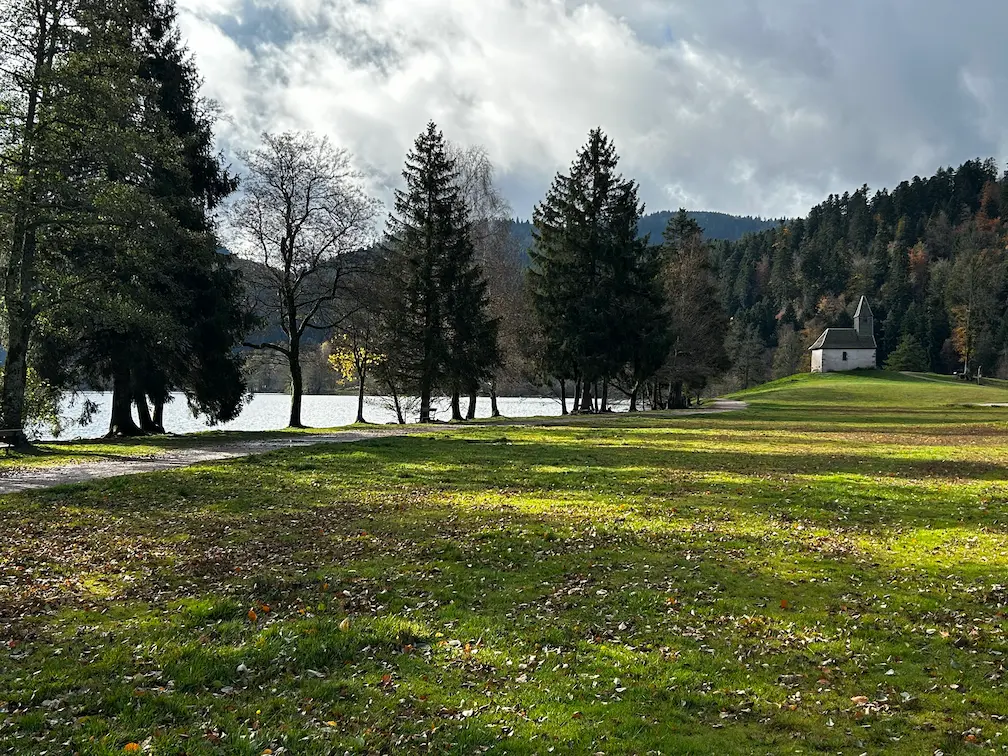 lac de Longemer automne famille