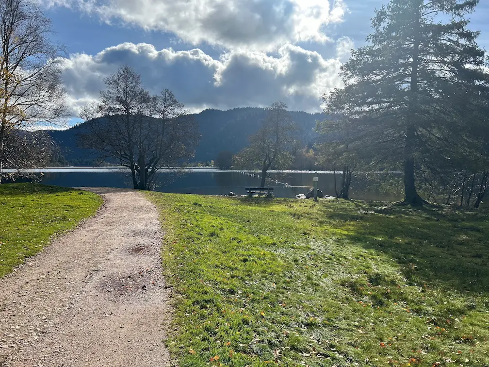 lac de Longemer automne famille
