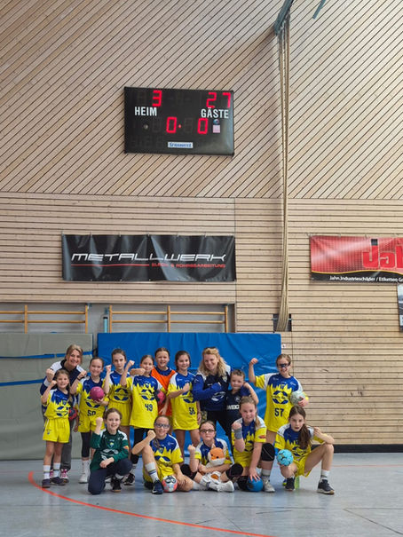Klarer Auswärtssieg für die E-Jugendmädchen des HC Neuenbürg
