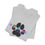Thumbnail: Colorful Paw Print 4th Grade Crew Tee, School Spirit Wear