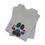 Thumbnail: Colorful Paw Print 6th Grade Crew Tee, Classroom Spirit Wear