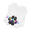 Thumbnail: Colorful Paw Print 4th Grade Crew Tee, School Spirit Wear