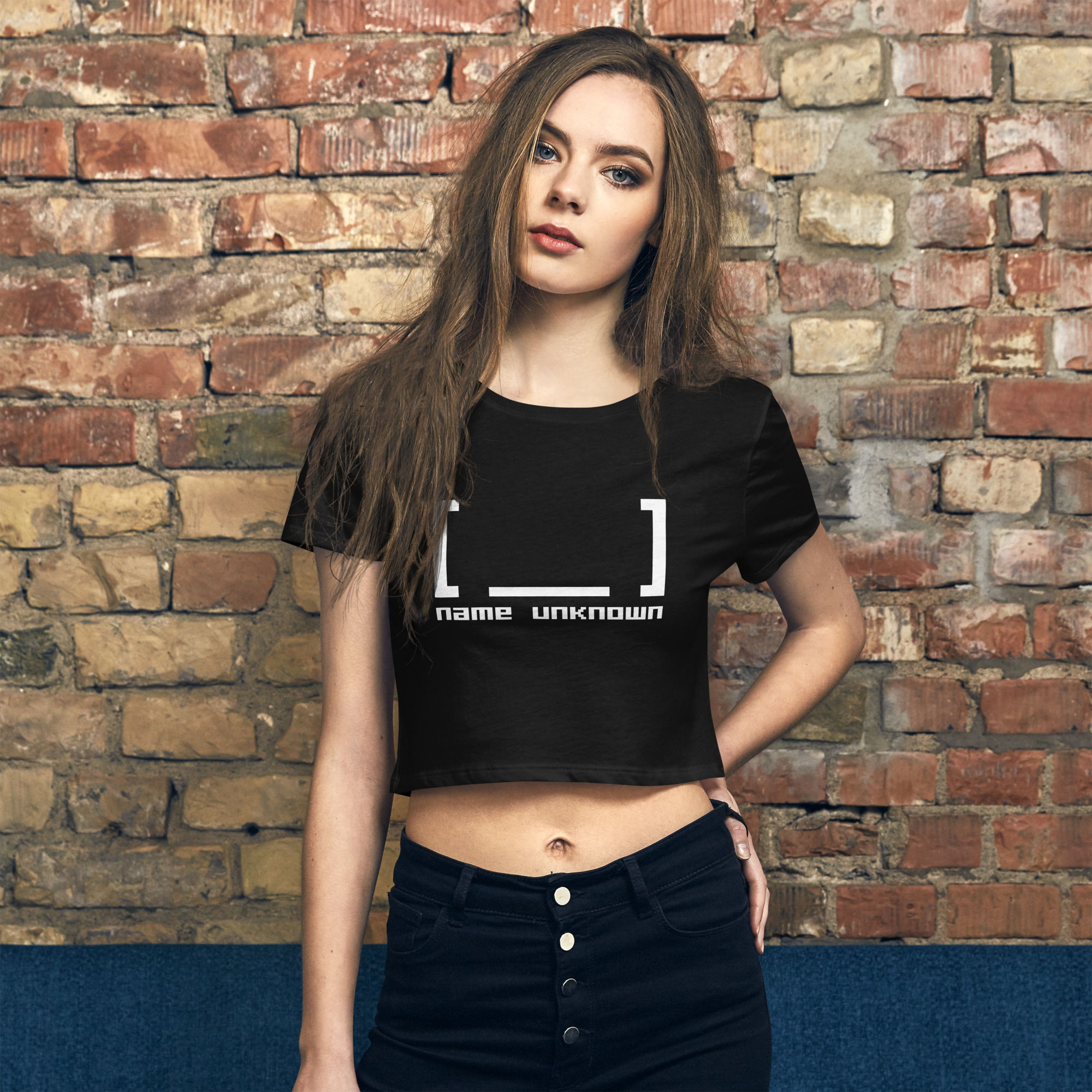 Name Unknown Logo Women’s Crop Tee