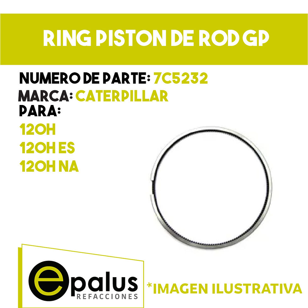 RING PISTON DE ROD GP - PARTE: 7C5232