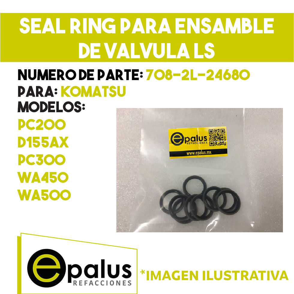 SEAL RING PARA ENSAMBLE DE VALVULAS LS - PARTE: 708-2L-24680