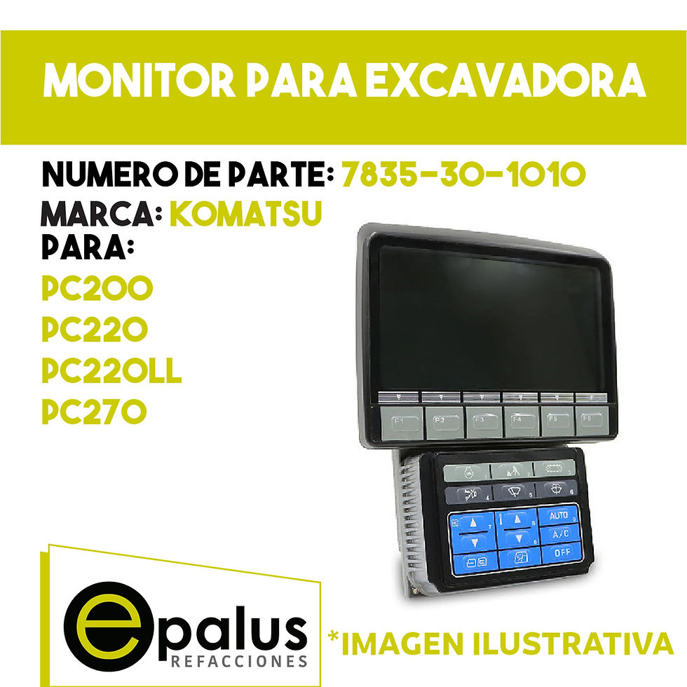 MONITOR PARA EXCAVADORA - PARTE: 7835-30-1010