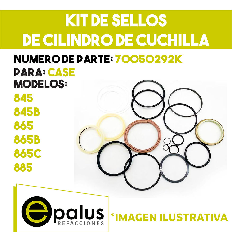 KIT DE SELLOS DE CILINDRO DE CUCHILLA - PARTE: 70050292K