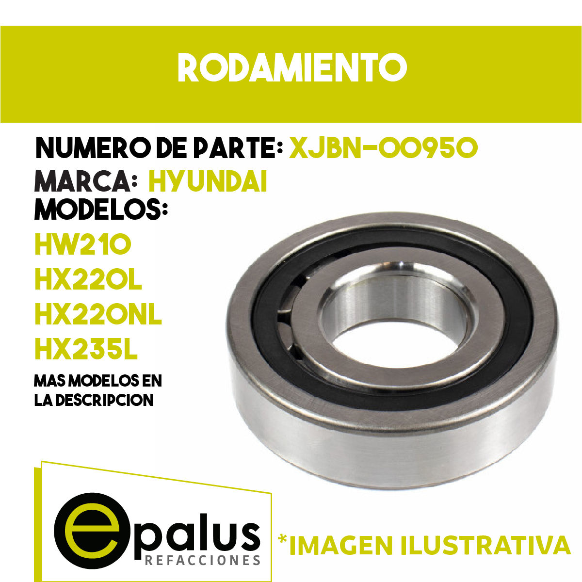 RODAMIENTO - PARTE: XJBN-00950