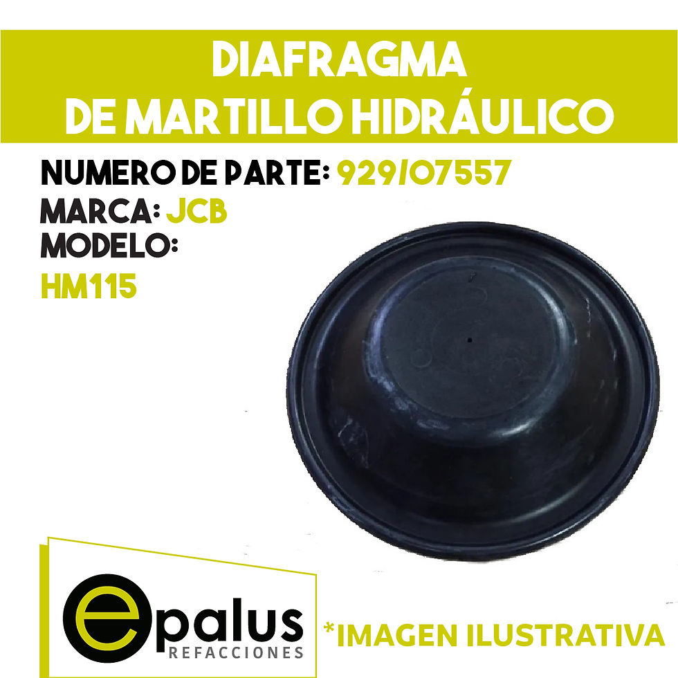 DIAFRAGMA DE MARTILLO HIDRÁULICO - PARTE: 929/07557