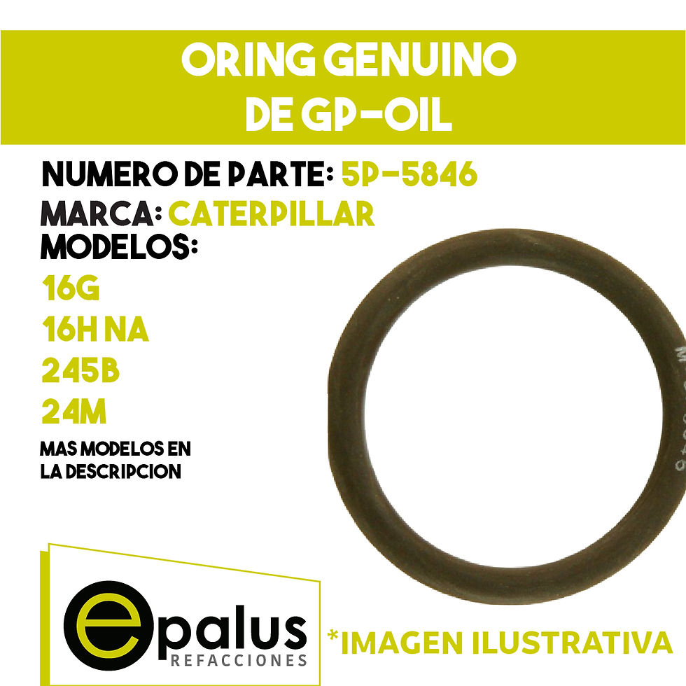 O´RING GENUINO DE GP-OIL - PARTE: 5P-5846