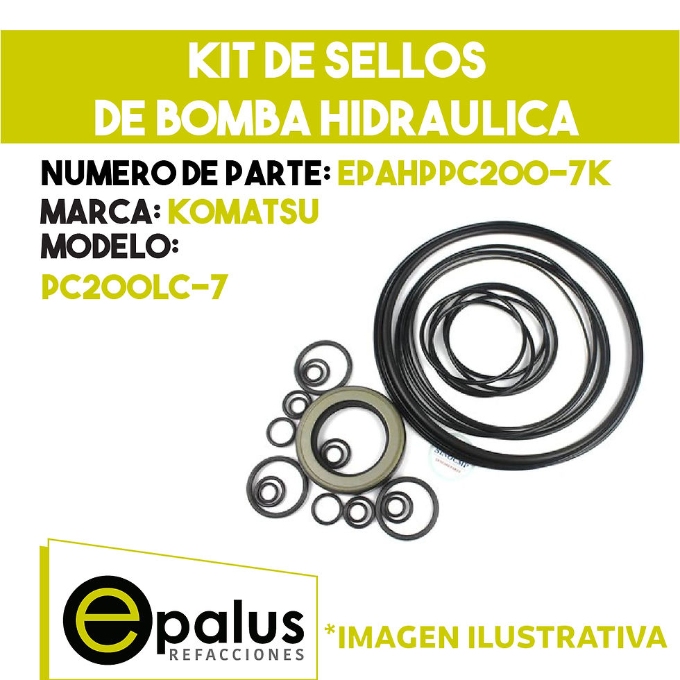 KIT DE SELLOS DE BOMBA HIDRÁULICA - PARTE: EPAHPPC200-7K