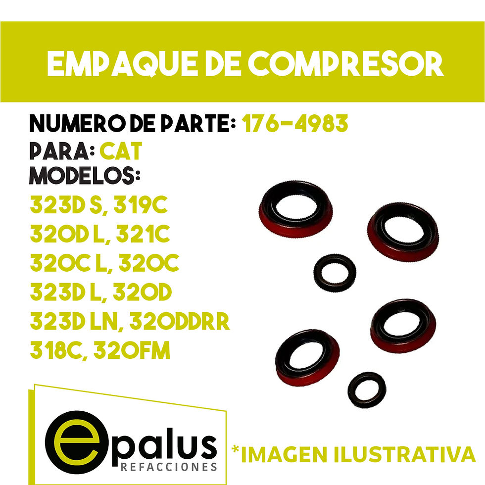 EMPAQUE DE COMPRESOR - PARTE: 176-4983