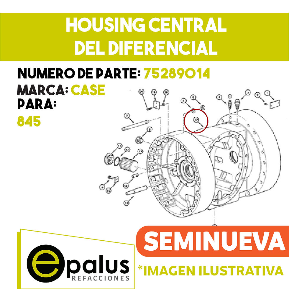 HOUSING CENTRAL DEL DIFERENCIAL - PARTE: 75289014