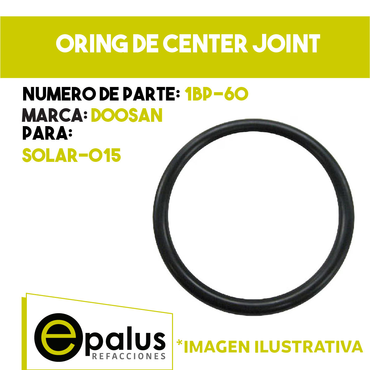 ORING DE CENTER JOINT - PARTE: 1BP-60