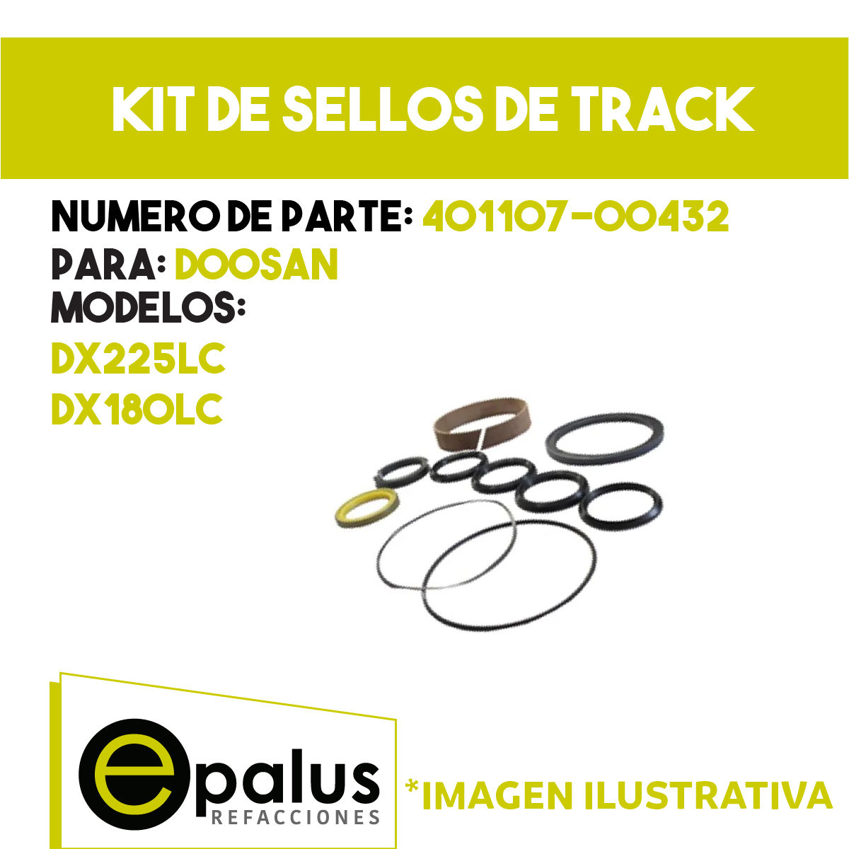 KIT DE SELLOS DE TRACK - PARTE: 401107-00432