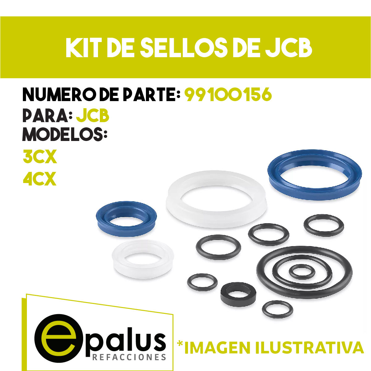 KIT DE SELLOS DE JCB - PARTE: 99100156