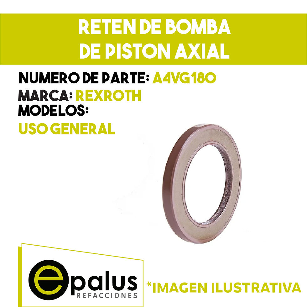 RETEN DE BOMBA DE PISTON AXIAL - PARTE: A4VG180