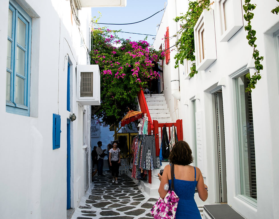 Exploring Mykonos