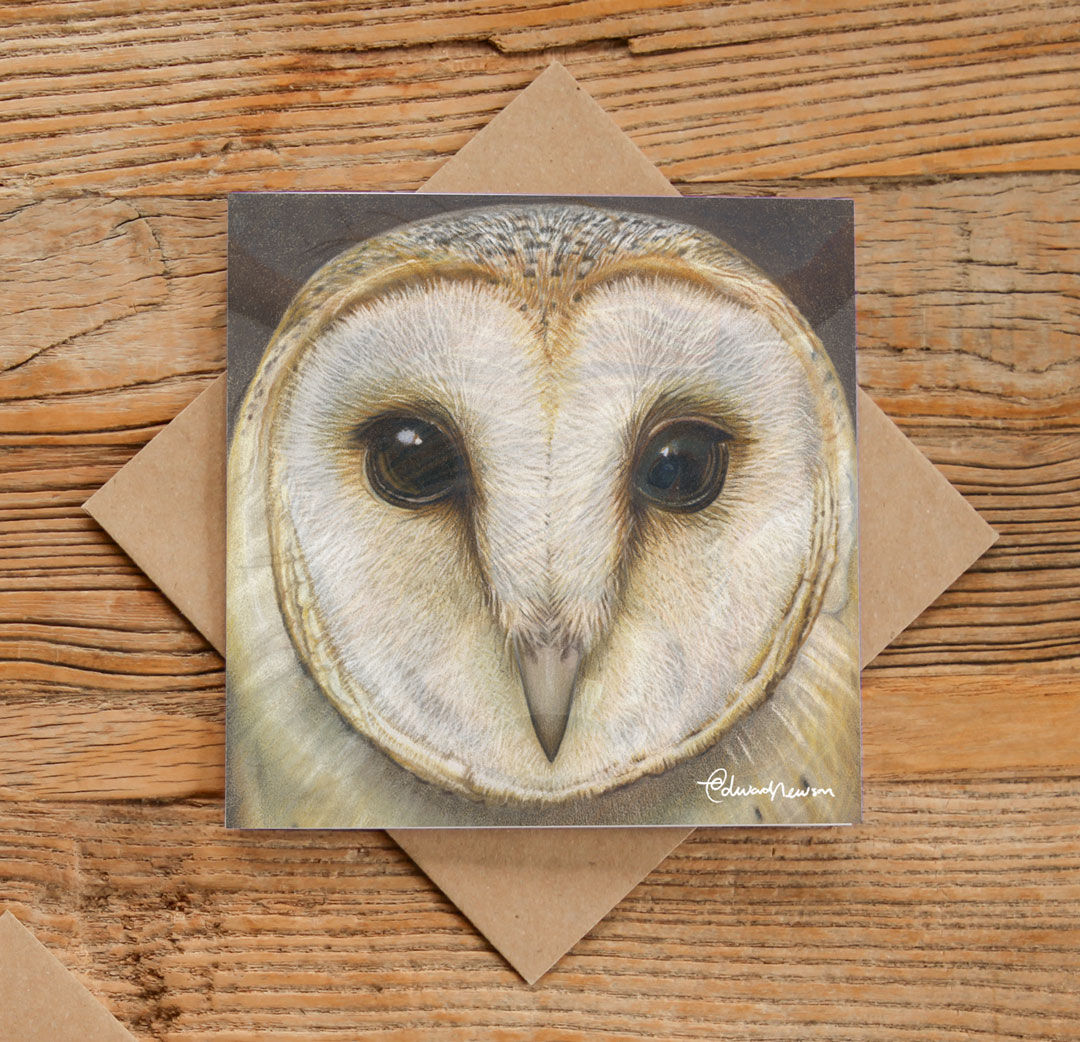 'The Listener' 148mm x 148mm square greeting card