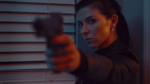 Short film production in Atlanta lit and shot by Cinematographer for dramatic tone