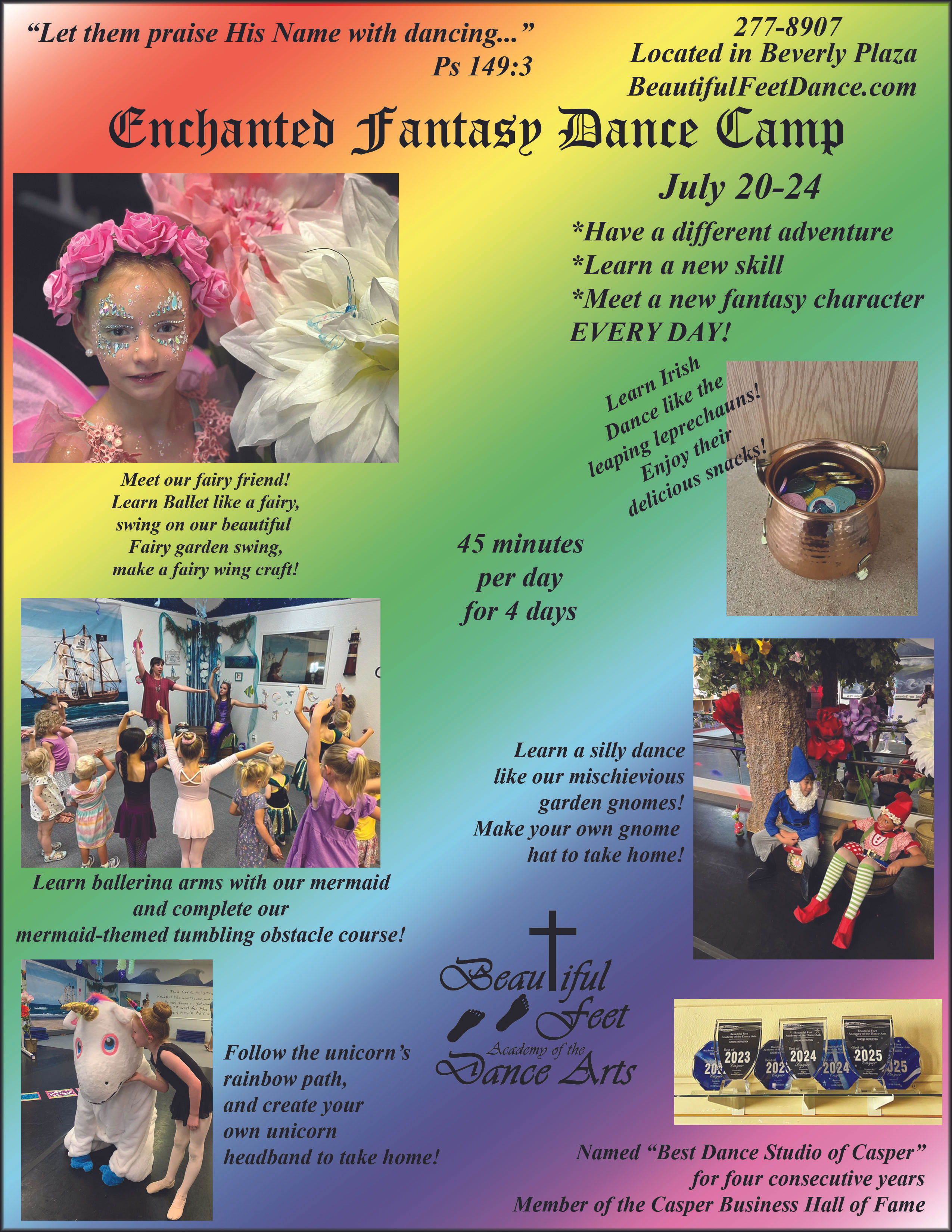Enchanted Fantasy Dance Camp; July 20-24