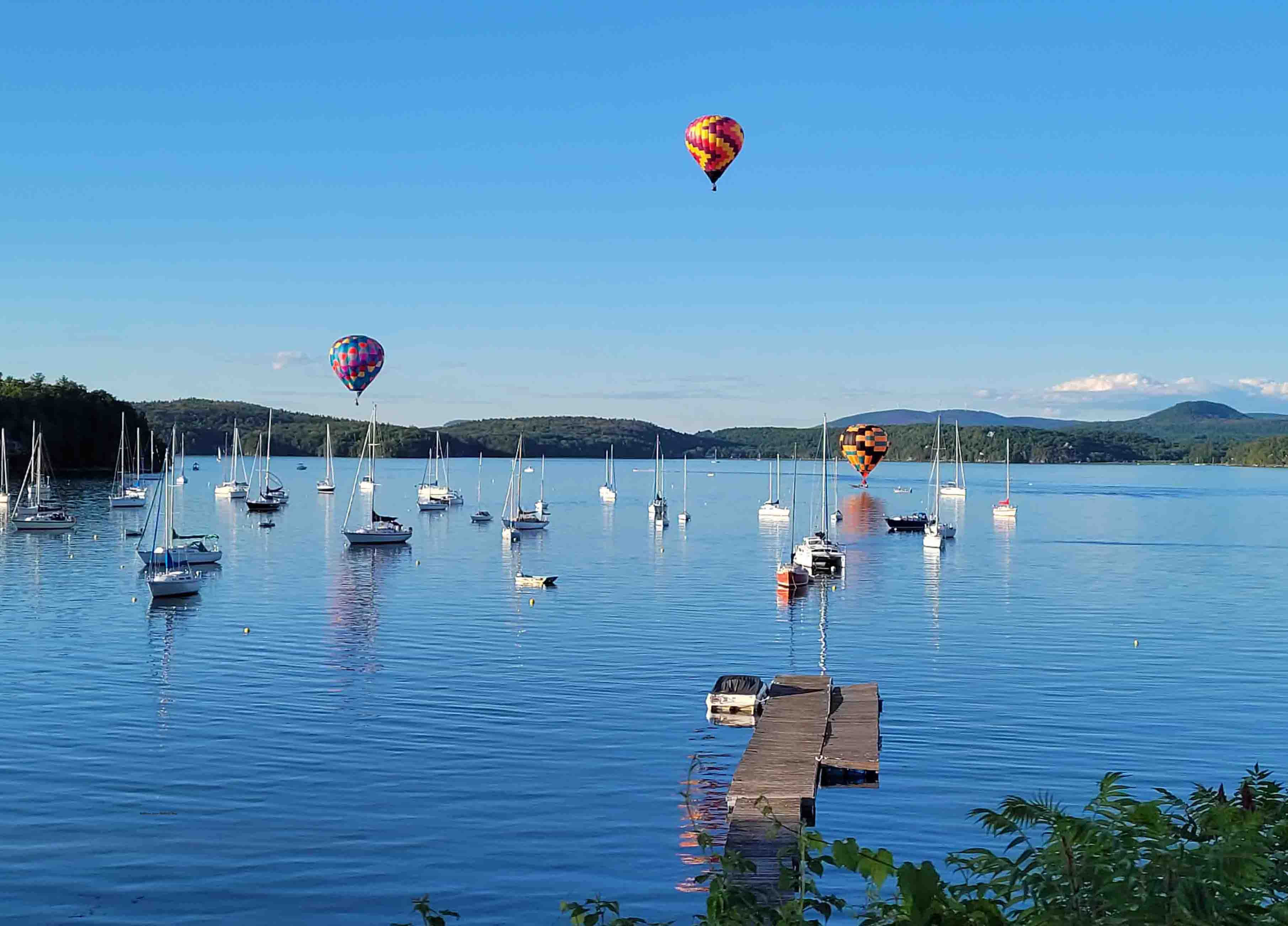 10 - Hot Air Balloons over Malletts Bay