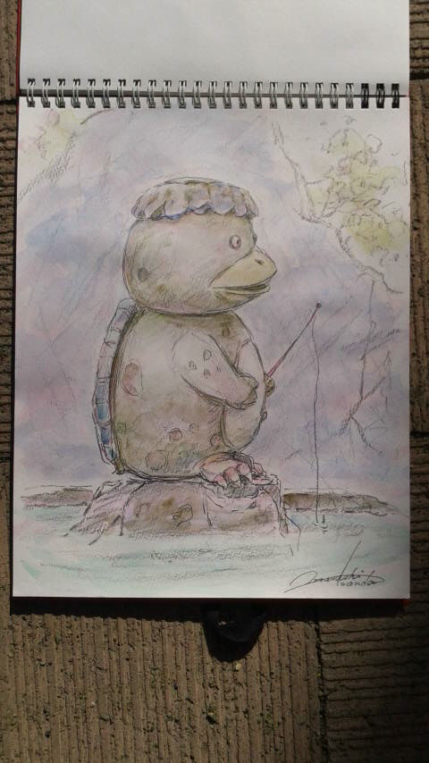 「定山渓でカッパ大発見♪」