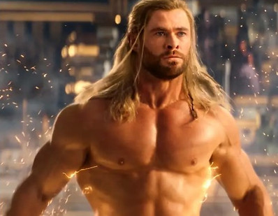 Thor, muscular male physique for testosterone and anabolic health and maintenance.