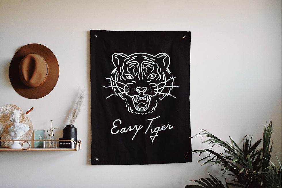 Thumbnail: "EASY TIGER" BLACK BANNER