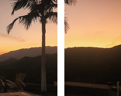 Evening sunset at Sheros Womens Weekend Retreats