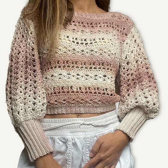 Sofia Sweater | Crochet Pattern | Larami Loops