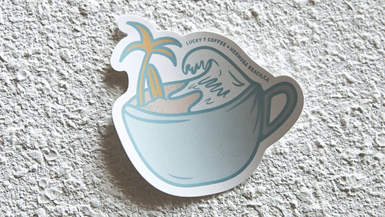 Lucky 7 Single Sticker
