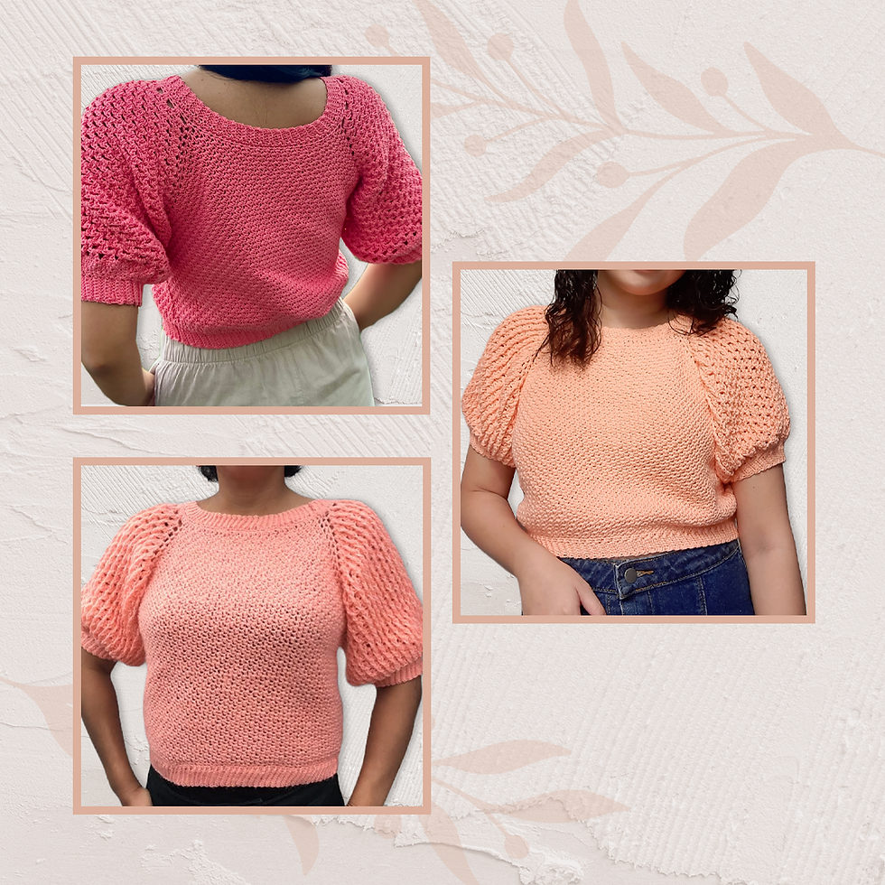 Stella Tee | Crochet Pattern | Larami Loops