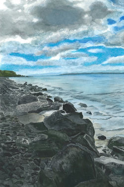 Sharon Hunt - A cloud day in paradise