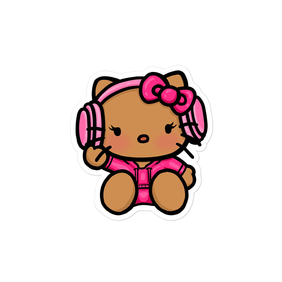 Thumbnail: Headphone Hello Kitty - Beige