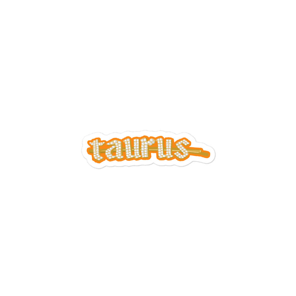 Taurus Hair Clip - Sticker