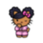 Beige Hello Kitty 1 - Stickers