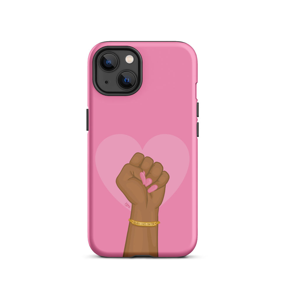 Thumbnail: Pink Power Fist - Tough iPhone Case 