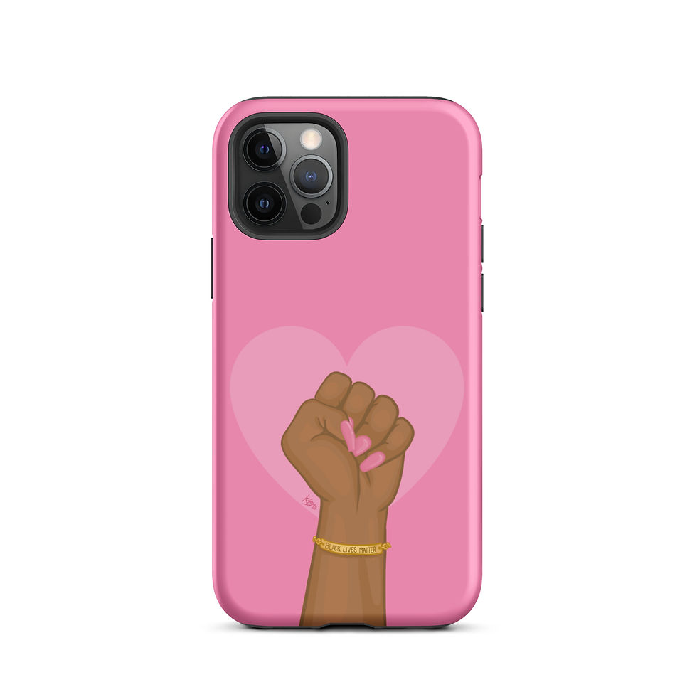 Thumbnail: Pink Power Fist - Tough iPhone Case 