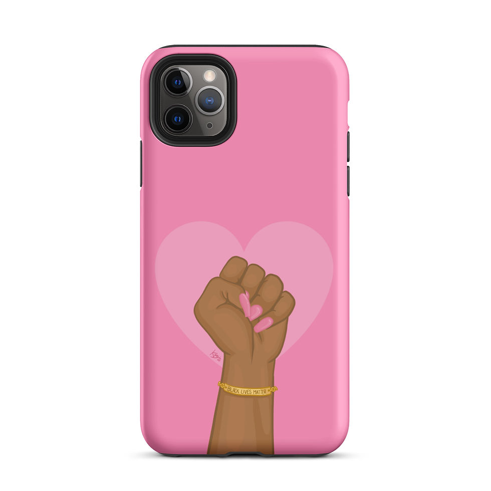 Thumbnail: Pink Power Fist - Tough iPhone Case 