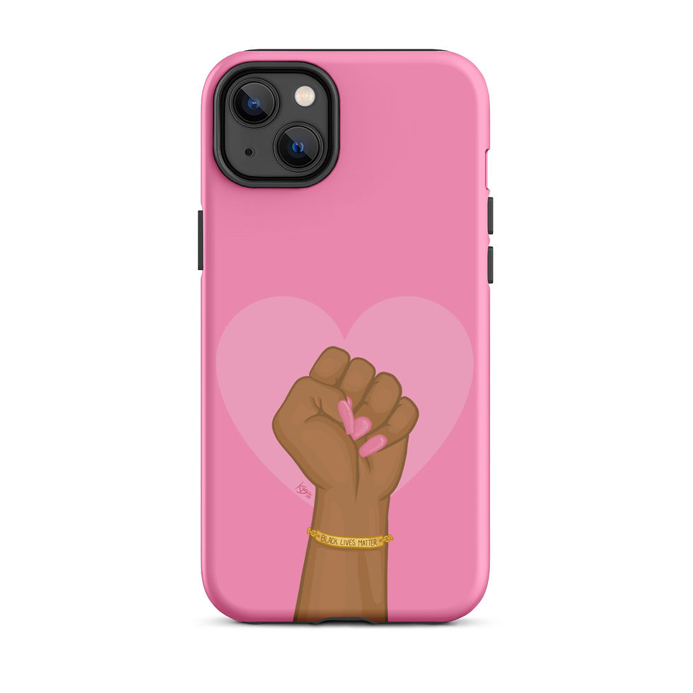 Thumbnail: Pink Power Fist - Tough iPhone Case 