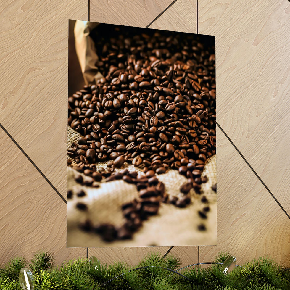 Thumbnail: Coffee Beans | Original Photography Prints | Matte Vertical Posters