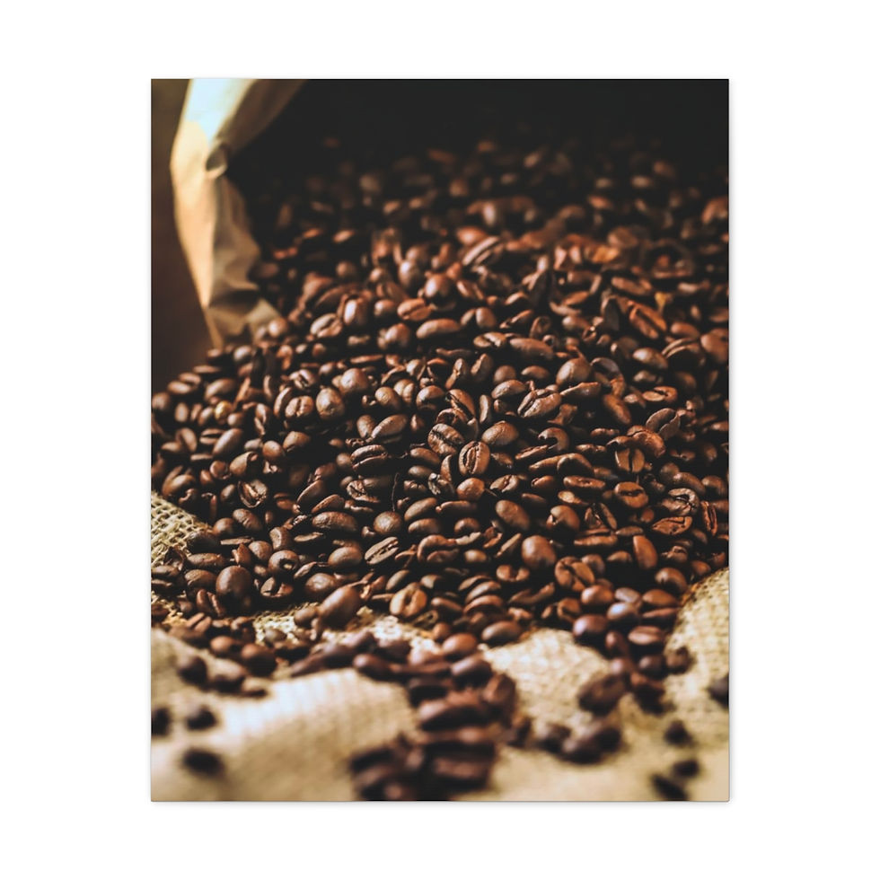 Thumbnail: Coffee Shop Series : Coffee Beans | Canvas Gallery Wraps