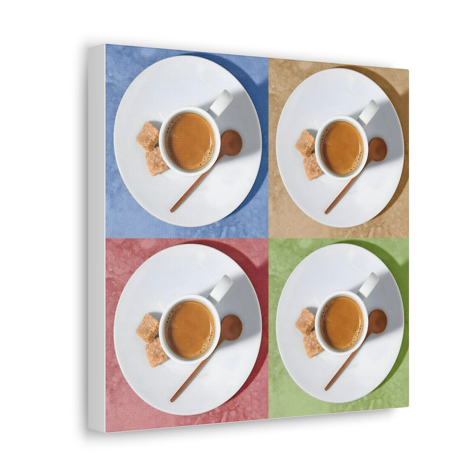 Thumbnail: Espresso Series : Montage | Canvas Gallery Wraps