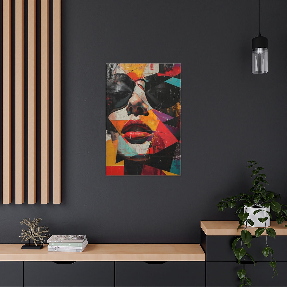Thumbnail: Red Girl Series : Adore | Canvas Gallery Wraps