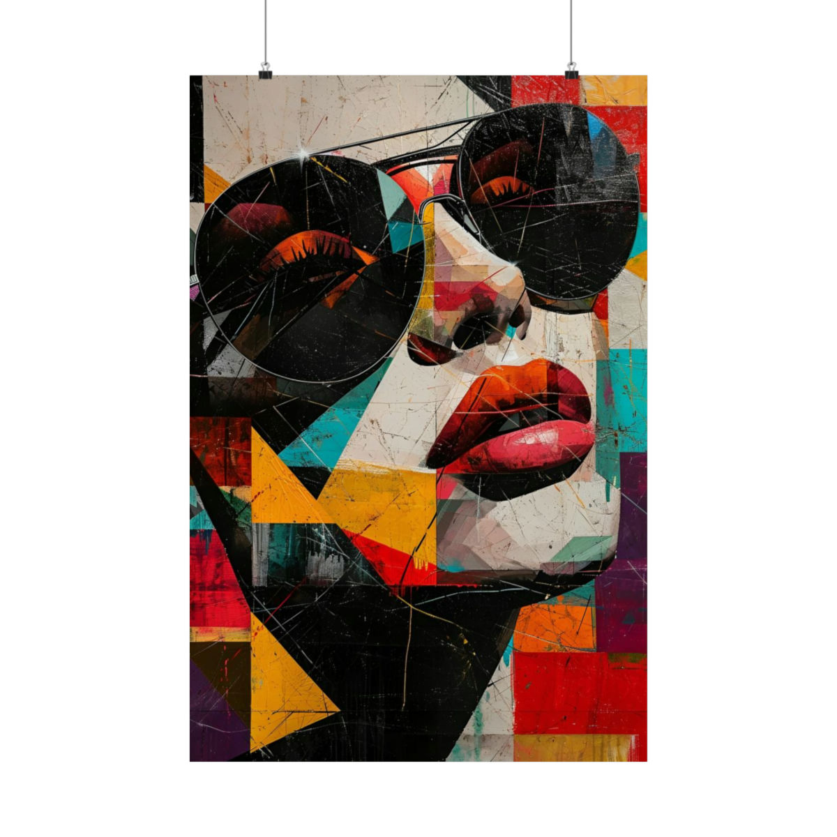 Red Girl Series : Cyra | Matte Vertical Posters
