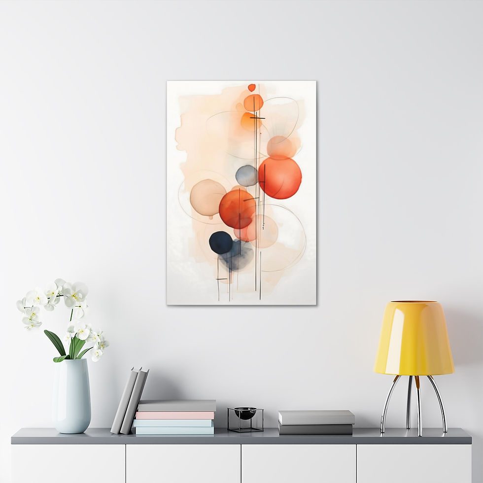 Thumbnail: Spheres Series : One | Canvas Gallery Wraps