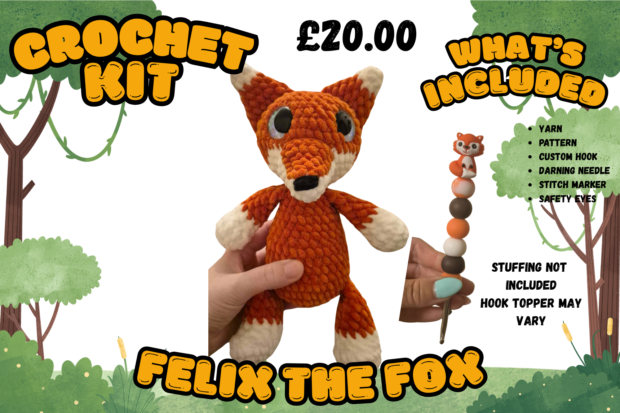 Felix The Fox Crochet Kit