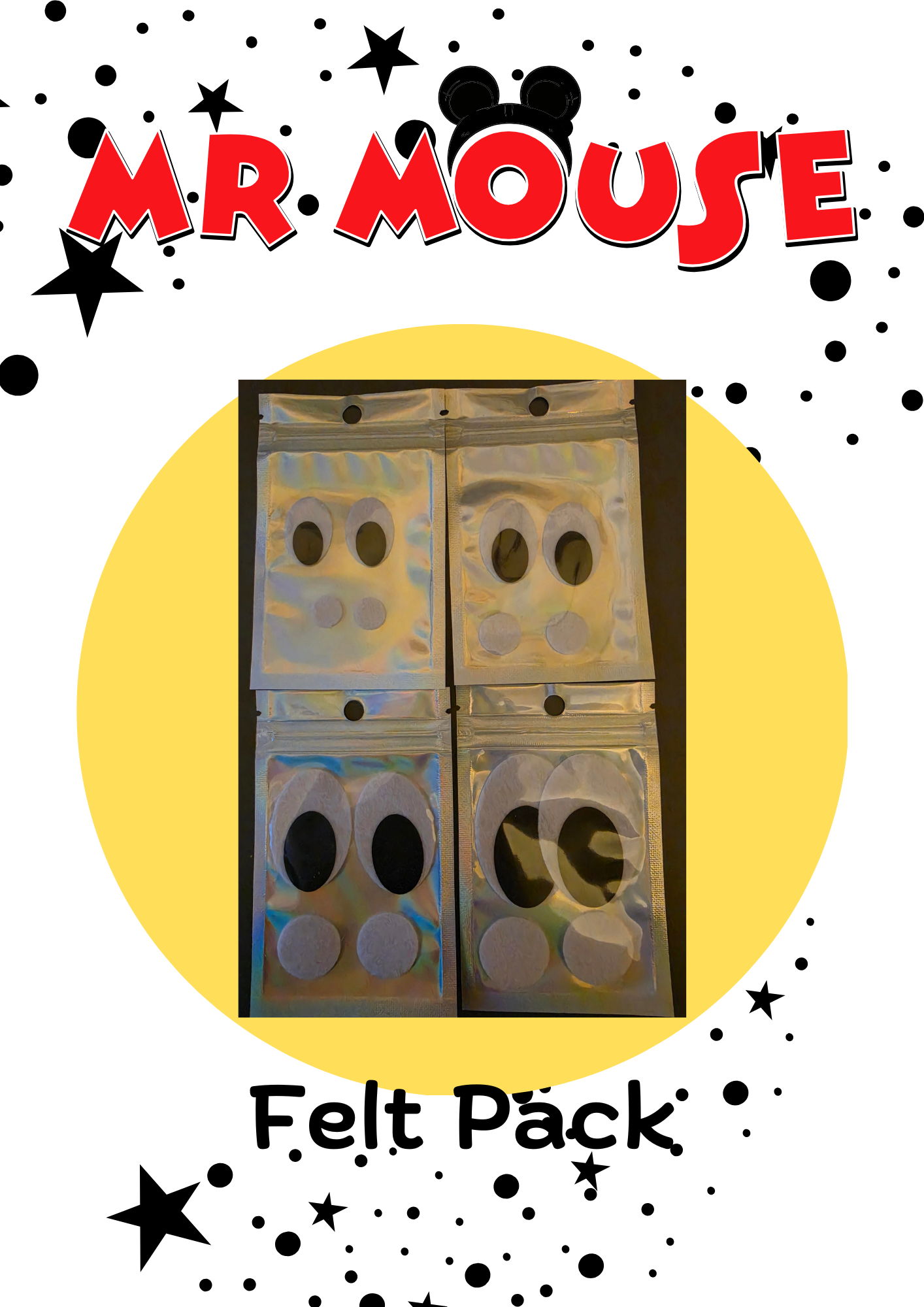 Mr Mouse Felt Pack